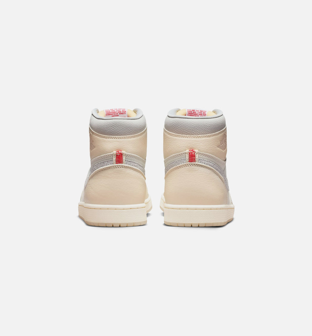 Air Jordan 1 Retro High OG Men's Lifestyle Shoe - Sail/University Red/Pale Ivory/Coconut Milk/Phantom