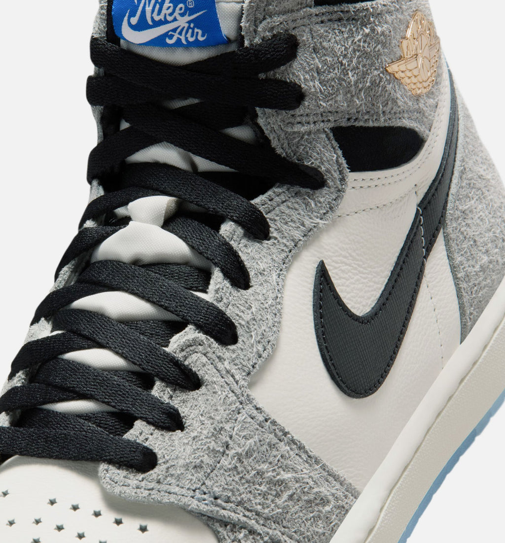 Air Jordan 1 Retro High OG Men's Lifestyle Shoe - Cool Grey/Black/Sail/Game Royal/White