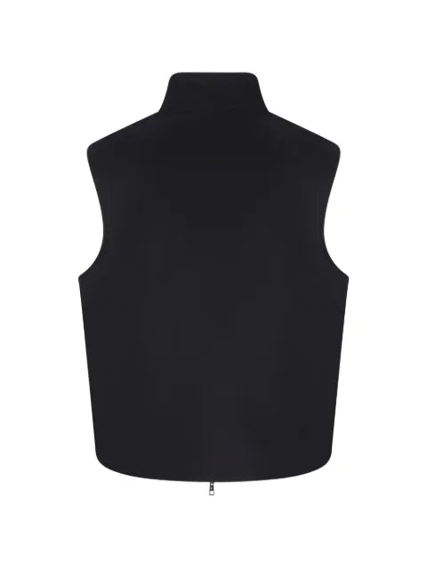 Tagliatore zip-up high-neck gilet