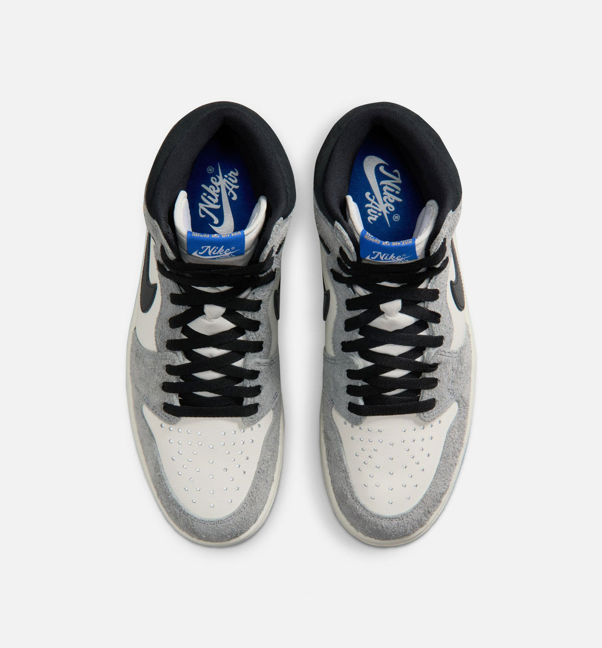 Air Jordan 1 Retro High OG Men's Lifestyle Shoe - Cool Grey/Black/Sail/Game Royal/White