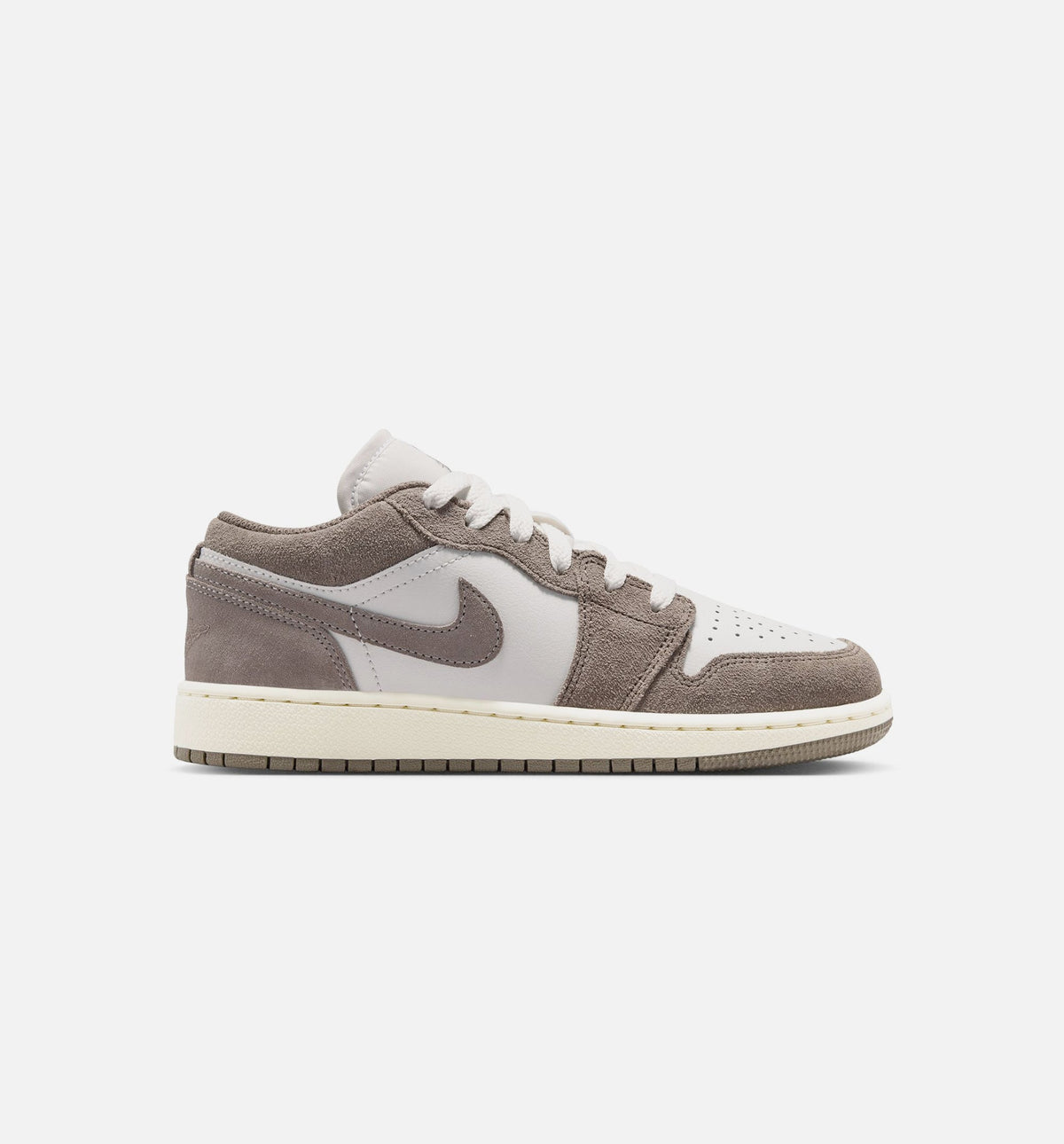 Air Jordan 1 Low Grade School Lifestyle Shoe - Olive Grey