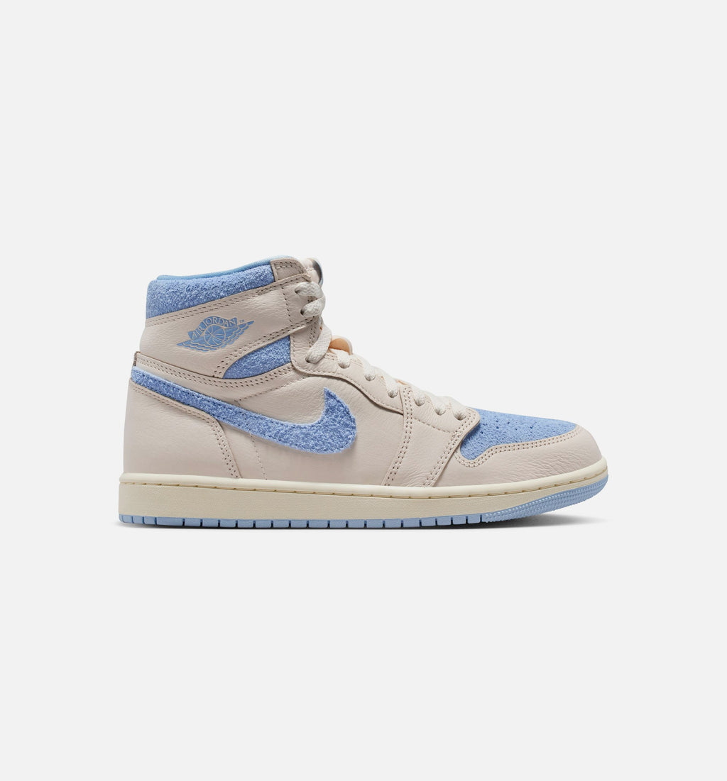 Air Jordan 1 Retro High OG Women's Lifestyle Shoe - Pale Ivory/Psychic Blue/Coconut Milk