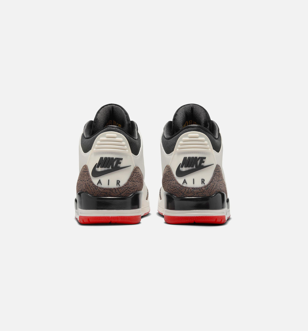 Air Jordan 3 Retro Sail and University Red Men's Lifestyle Shoe - Sail/Black/University Red/Pale Ivory