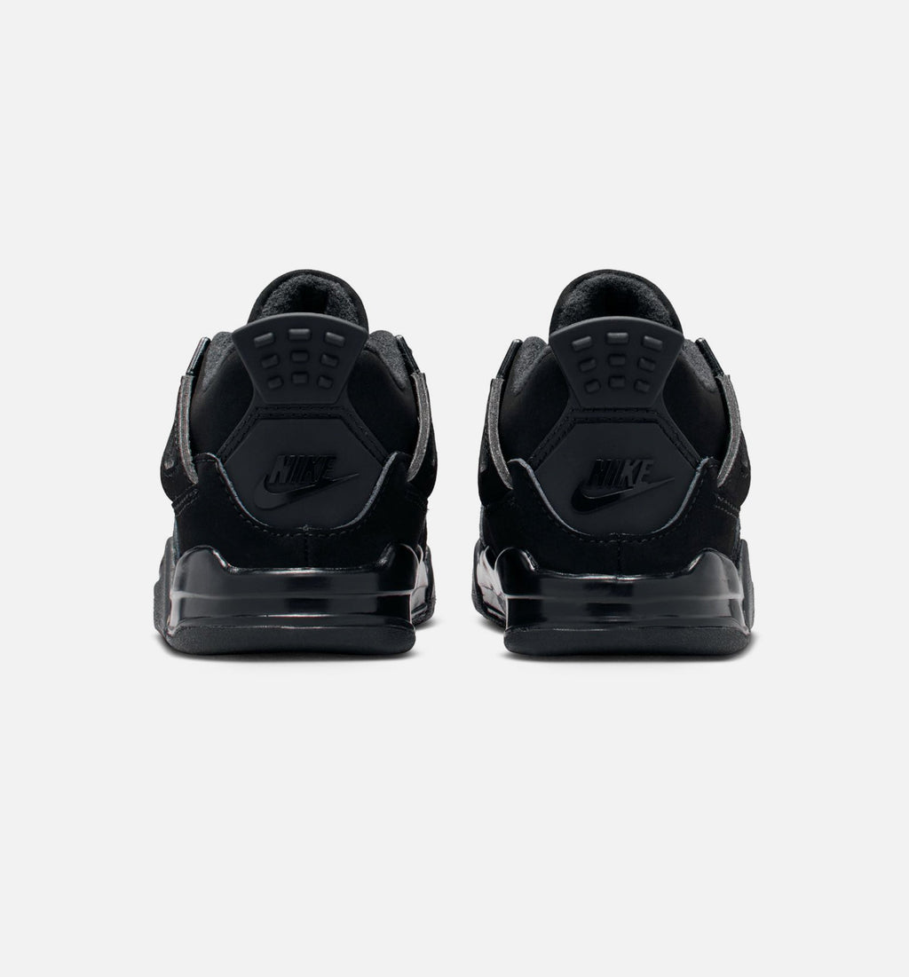 Air Jordan 4 Retro Black Cat Infant/Toddler Lifestyle Shoe - Black/Light Graphite