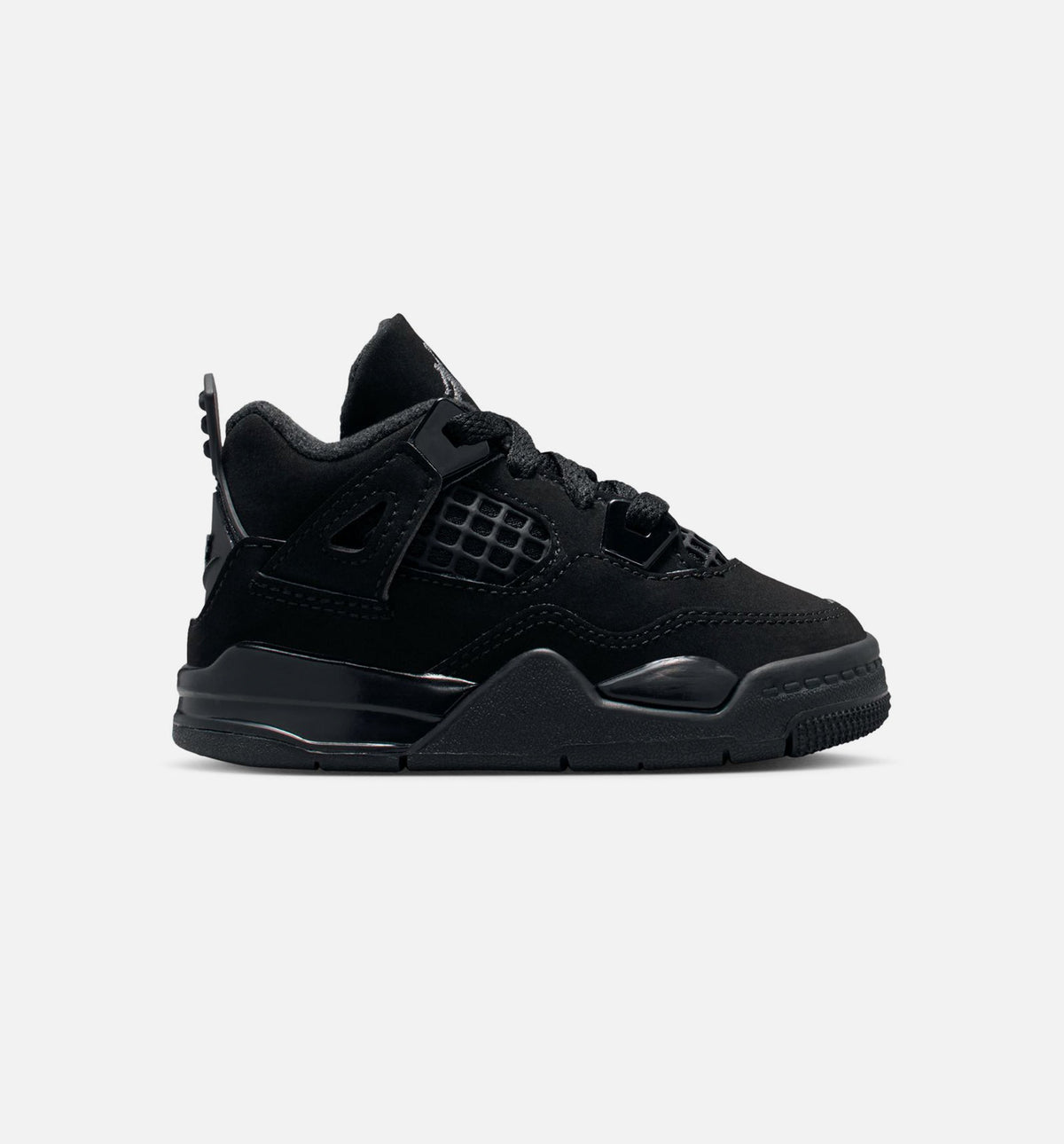 Air Jordan 4 Retro Black Cat Infant/Toddler Lifestyle Shoe - Black/Light Graphite