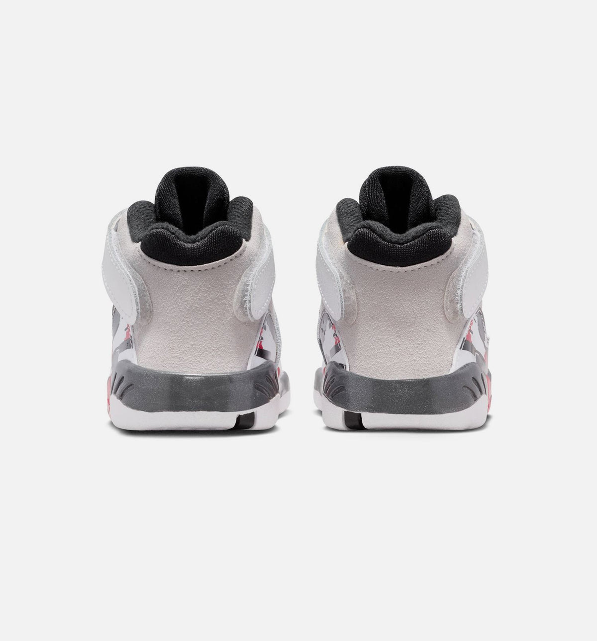 Air Jordan 8 Retro White and True Red Infant/Toddler Lifestyle Shoe - White/Black/True Red