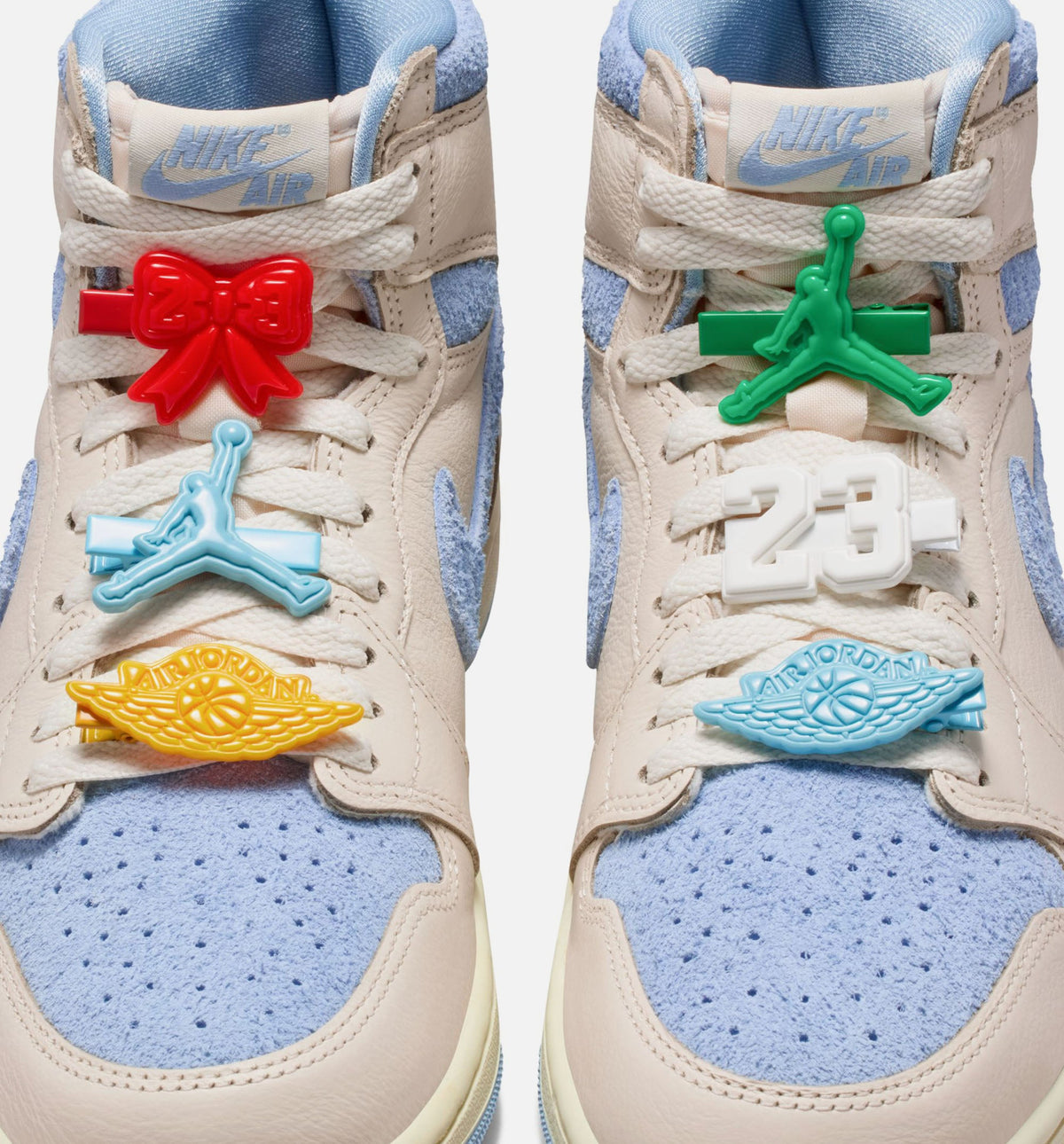 Air Jordan 1 Retro High OG Women's Lifestyle Shoe - Pale Ivory/Psychic Blue/Coconut Milk