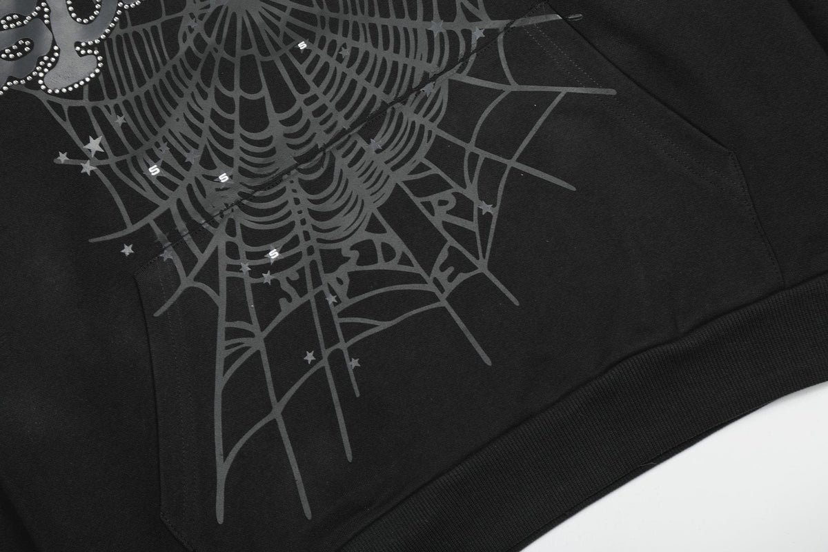 Sp5der Black Spiderweb Graphic Matching Set