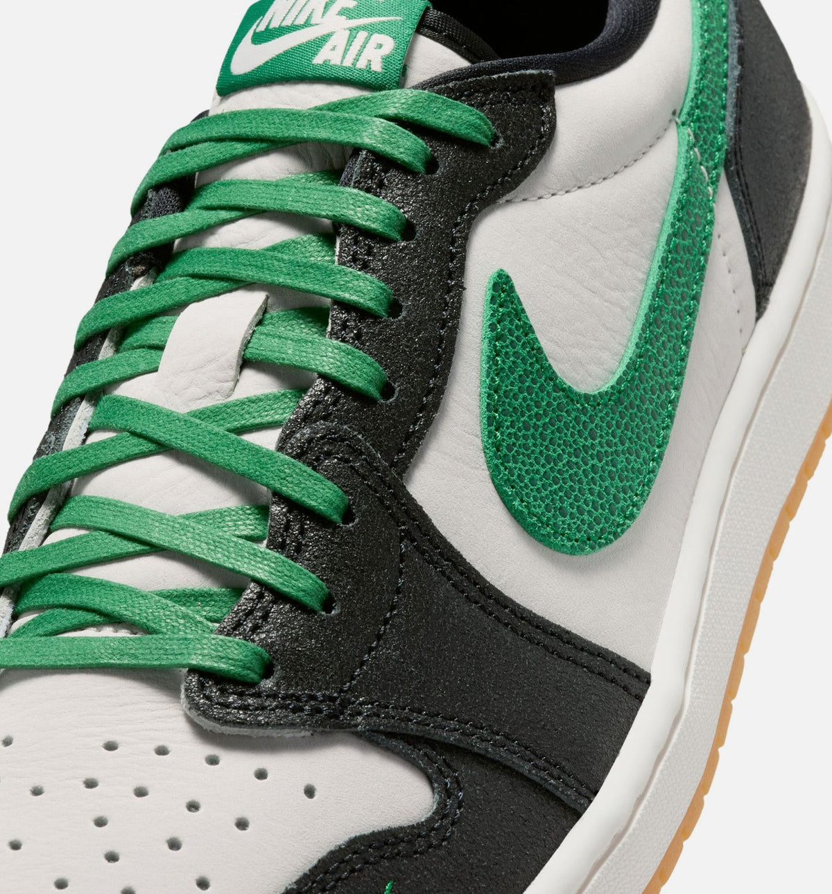 Air Jordan 1 Retro Low OG Men's Lifestyle Shoe - Phantom/Pine Green/Black