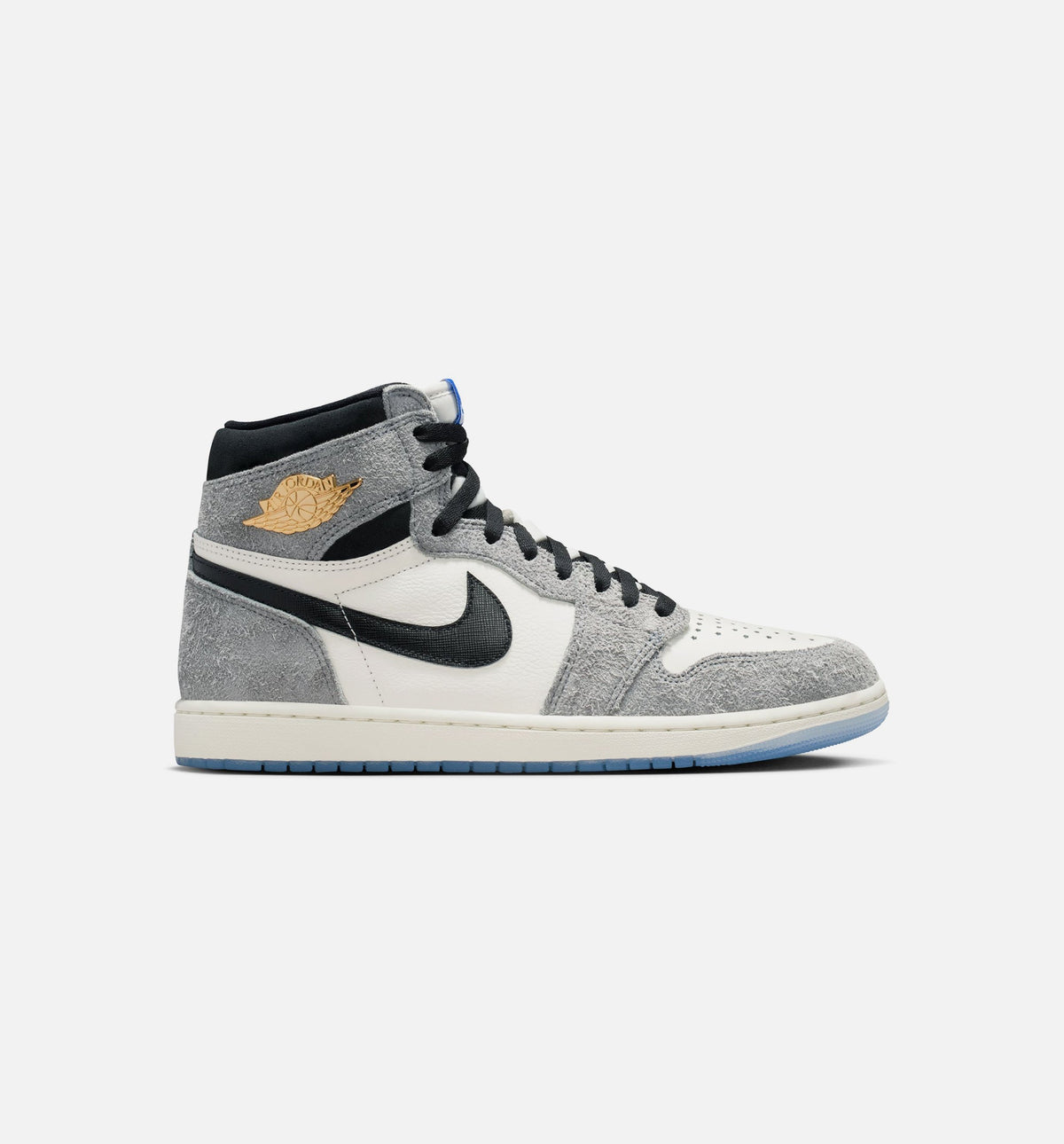 Air Jordan 1 Retro High OG Men's Lifestyle Shoe - Cool Grey/Black/Sail/Game Royal/White