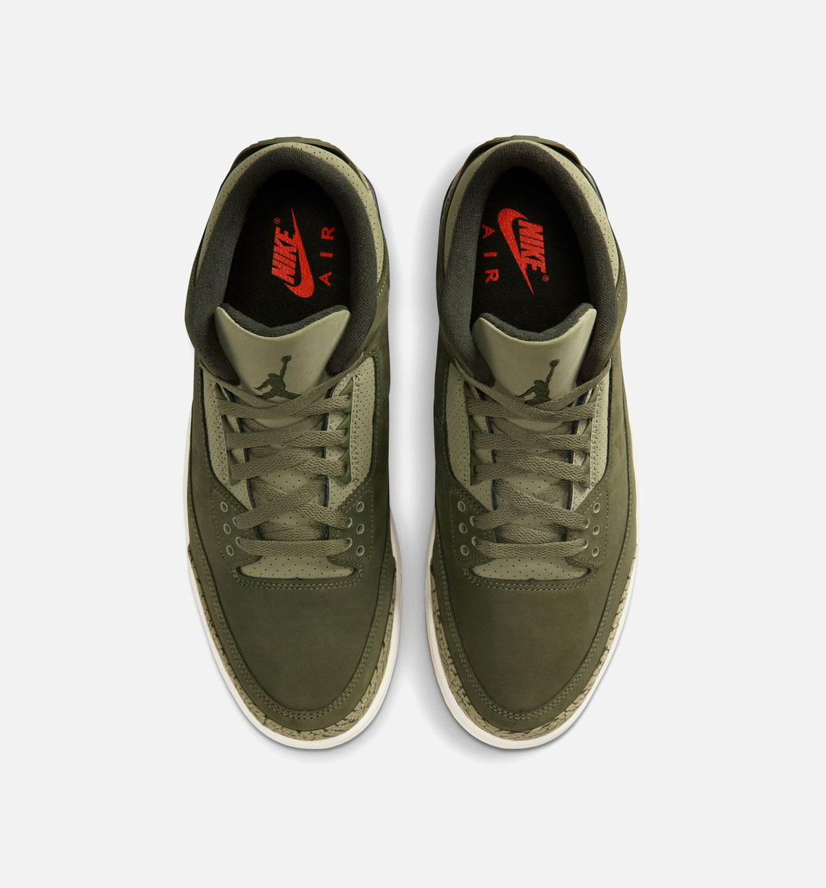 Air Jordan 3 Retro Medium Olive Men's Lifestyle Shoe - Medium Olive/Sequoia/Neutral Olive/Sail/Total Crimson